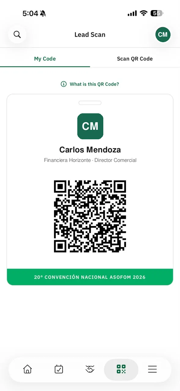 Lead Scan: tu QR de networking
