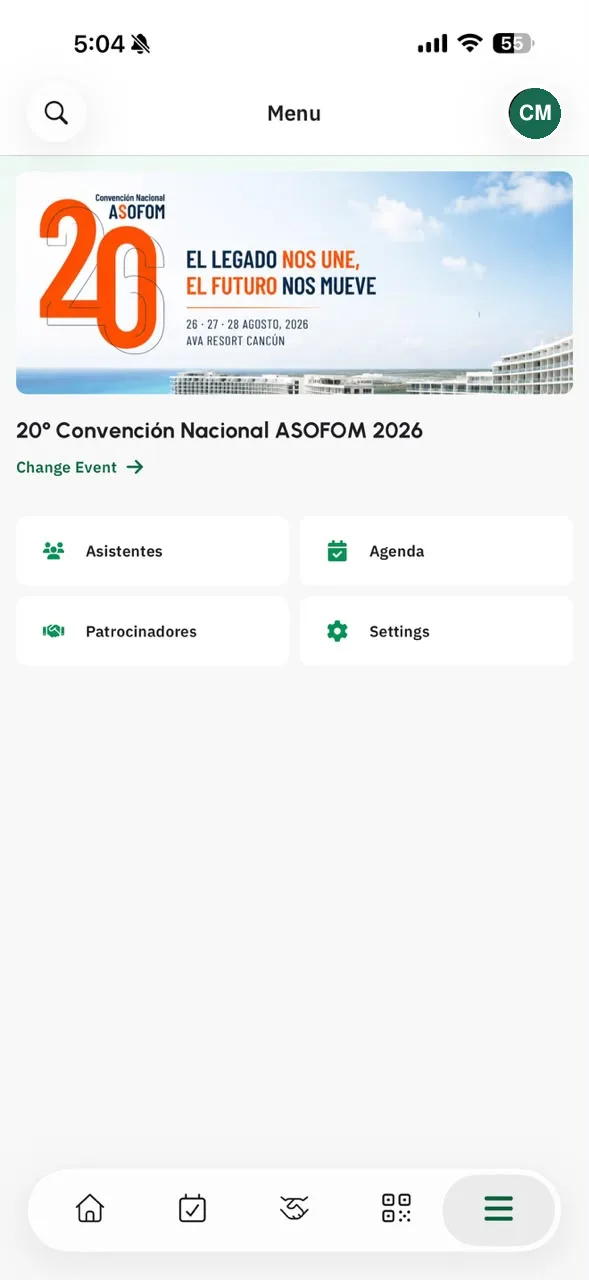 Agenda, asistentes y patrocinadores